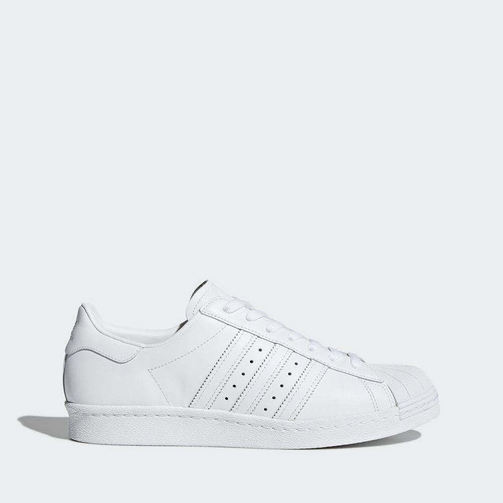 Adidas Superstar '80s - Originals γυναικεια - Ασπρα/Μαυρα,Μέγεθος: EU 36 – 54 2/3 (718BERGC)